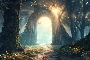 Portal to another world. Passage to another universe.