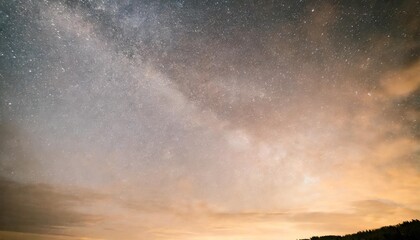 night sky with stars and milky way space background
