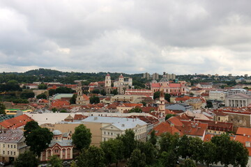 02 07 2023 Vilnius Lithuania. Vilnius is the capital and largest city of Lithuania. It is located in the southeast of Lithuania on the Vilnius River.