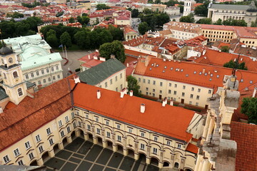 02 07 2023 Vilnius Lithuania. Vilnius is the capital and largest city of Lithuania. It is located...