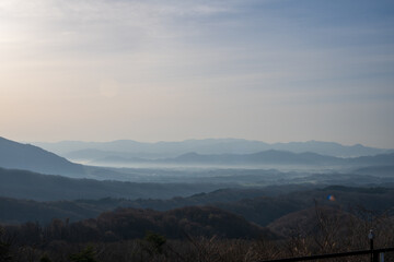 日本の鳥取県の大山のとても美しい風景 - obrazy, fototapety, plakaty