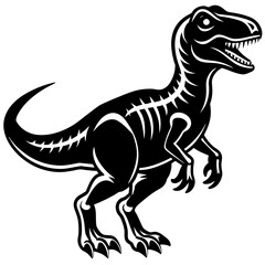 dinosaur illustration, black dinosaur silhouette vector illustration,icon,svg,monster characters,Holiday t shirt,Hand drawn trendy Vector illustration,dinosaur on black background