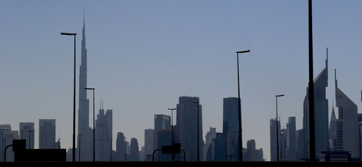 Burj Khalifa skyscraper in the Emirate of Dubai in the United Arab Emirates. It is the tallest...