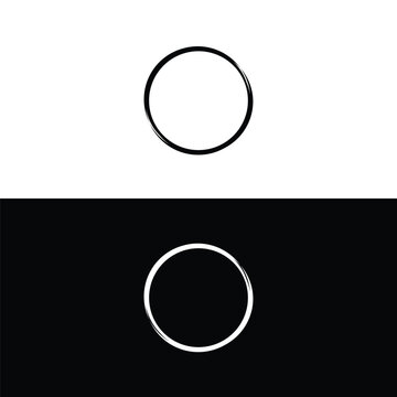 geometric circle shapes, borders, frames, logos .Circle new illustration design