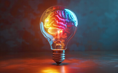 Light Bulb Containing Brain