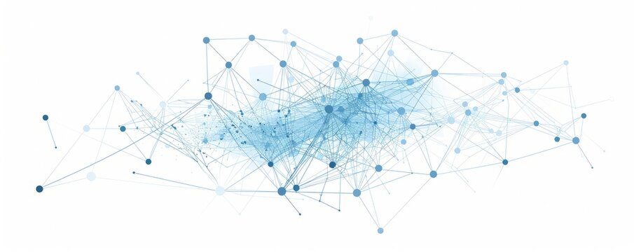 Technology network representing the future of networking and technology. Networking concept.