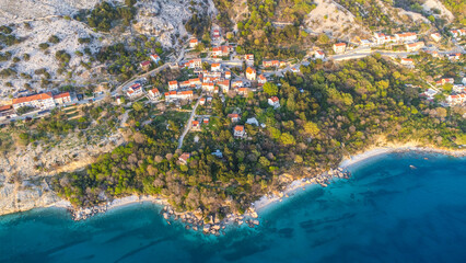 Stara Baška, a tranquil village nestled along the seaside on the island of Krk in Croatia, offers...