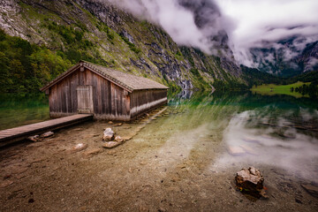 Fototapeta na wymiar Beautiful Landscapes of Berchtesgaden/ Bavaria/ Germany
