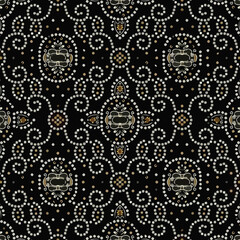 Traditional seamless bandhani patoda pattern Digital design