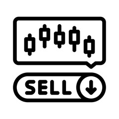 sell line icon
