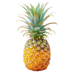 Pineapple on Transparent Background
