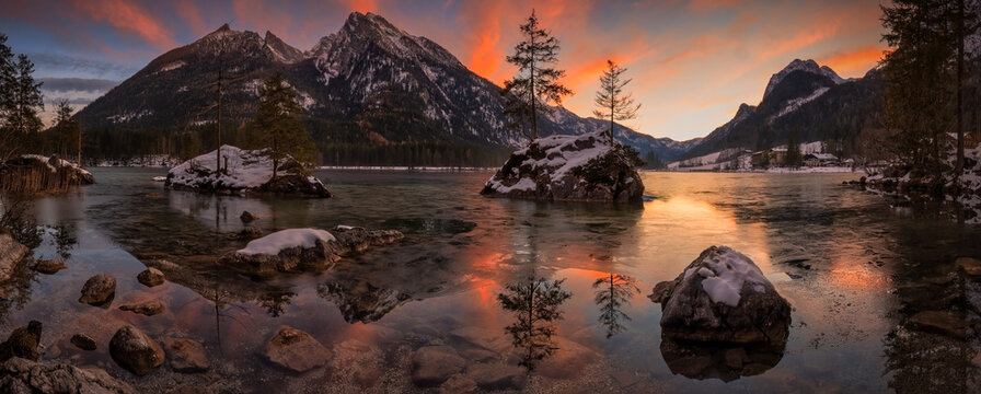 Beautiful Landscapes of Berchtesgaden/ Bavaria/ Germany