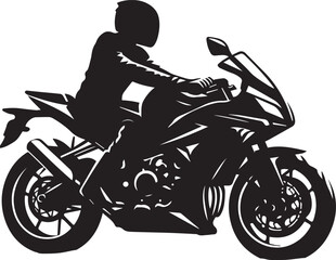 Motorbike Silhouettes Motorbike EPS Vector Motorbike Clipart	

