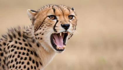 A-Cheetah-With-Its-Teeth-Bared-Warning-Off-Rivals- 2