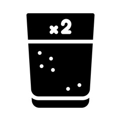 glass glyph icon