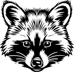 Raccoon SVG, Raccoon Face SVG, Raccoon Silhouette SVG, Raccoon Clipart, Raccoon png, Rocket Raccoon svg, Cute Animal svg, Raccoon Tshirt svg