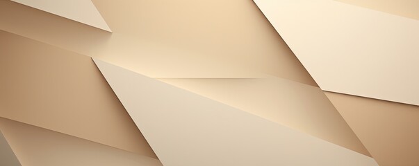 Beige abstract color paper geometry composition background with blank copy space for design geometric pattern