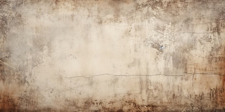 Beige dust and scratches design. Aged photo editor layer grunge abstract background. Copy space