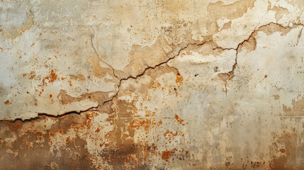 Cracked Cement Wall Background