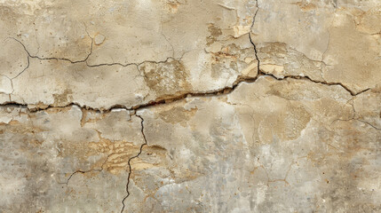 Cracked Cement Wall Background