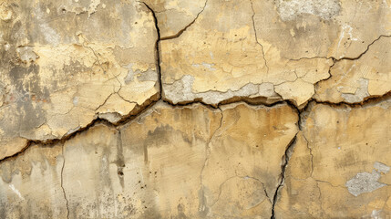 Obraz premium Cracked Cement Wall Background