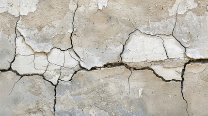 Obraz premium Cracked Cement Wall Background