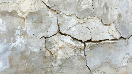 Fototapeta premium Cracked Cement Wall Background