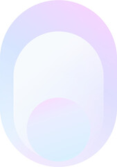 Pastel gradient background inscribed in a geometric shape. Suitable for websites, branding, printing
