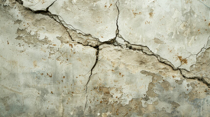 Obraz premium Cracked Cement Wall Background