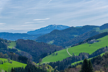 landscape in mostviertel, lower austria