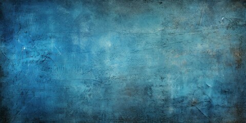 Obraz na płótnie Canvas Blue dust and scratches design. Aged photo editor layer grunge abstract background. Copy space