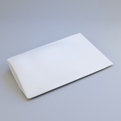 Pouch packaging bags mockup isolated on white background