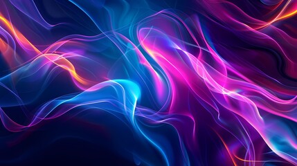 Obraz premium Flowing Energy Lines