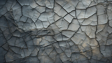 A Crack background, close-up shots of various crack patterns, emphasizing bold contrasts and vibrant hues for a visually captivating and dynamic display Ai Generative - obrazy, fototapety, plakaty