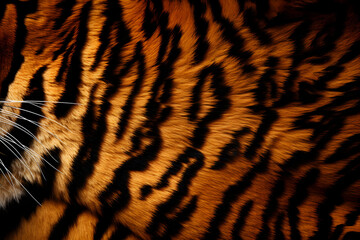 Tiger skin wallpaper, tiger skin, cool tiger skin, tiger animal