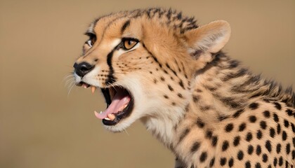A-Cheetah-With-Its-Mouth-Open-In-A-Silent-Roar- 2