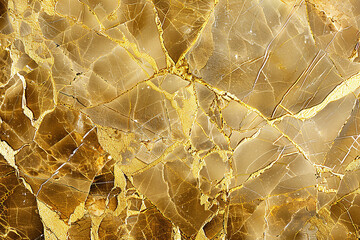 A richly veined gold marble surface, where the dense network of gold lines creates an almost baroque tapestry of intricate patterns and designs. 32k, full ultra HD, high resolution - obrazy, fototapety, plakaty