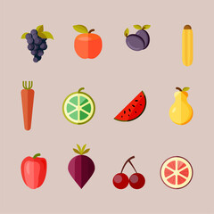 Fruits and vegetables