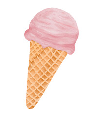 Watercolor Ice Cream