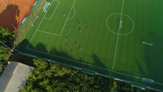 Mks Podlasie Stadium Biala Podlaska Stadion Aerial View Poland