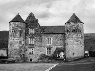Beautiful castle in Altzuruku, Basque Counrty, French side, Zuberoa