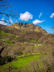 Beautiful landscape in Urdax, Basque Counrty, French side, Zuberoa