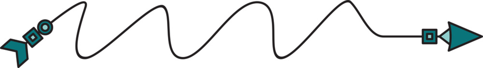 Doodle Arrow Bow Illustration