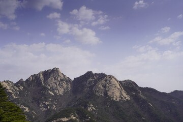 Obraz premium 북한산 12 peaks challenge