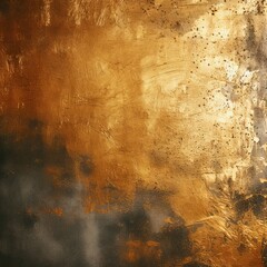 Gold dust and scratches design. Aged photo editor layer grunge abstract background - obrazy, fototapety, plakaty