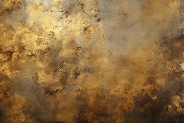 Gold dust and scratches design. Aged photo editor layer grunge abstract background - obrazy, fototapety, plakaty