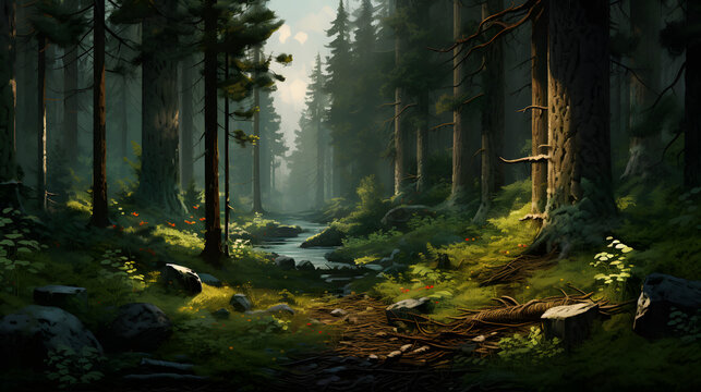 Cool Mystic Forrest Wallpaper, Forrest Wallpaper, Mystic Forrest  Background Wallpaper