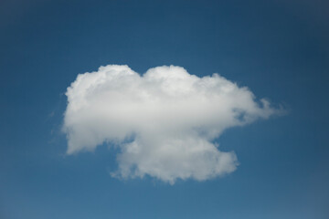 Blue sky background with cloud