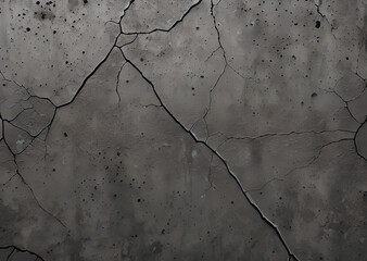 Grunge metal wall texture background, suitable for Halloween theme background, old cracks in cement, dusty old film effect texture, horror concrete imitation facade wall, generative AI - obrazy, fototapety, plakaty