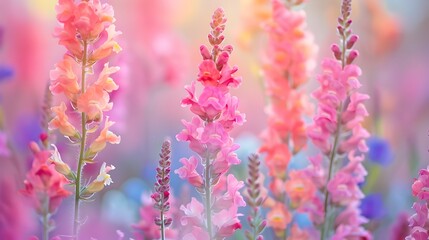 Vibrant Snapdragon Field A Dynamic in Documentary Editorial and Magazine Photography